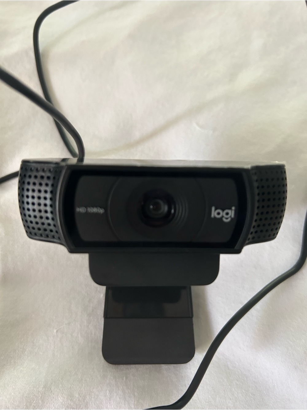 Logitech C920-style HD 1080p USB Webcam — Black